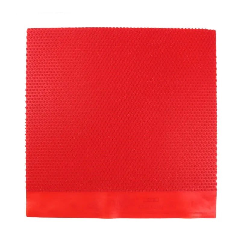 Single sheet of black table tennis rubber with small particle texture for paddle resurfacing