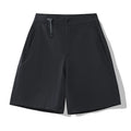 Men's Army Green quick-drying sports shorts with a 3D cut design on a neutral background.