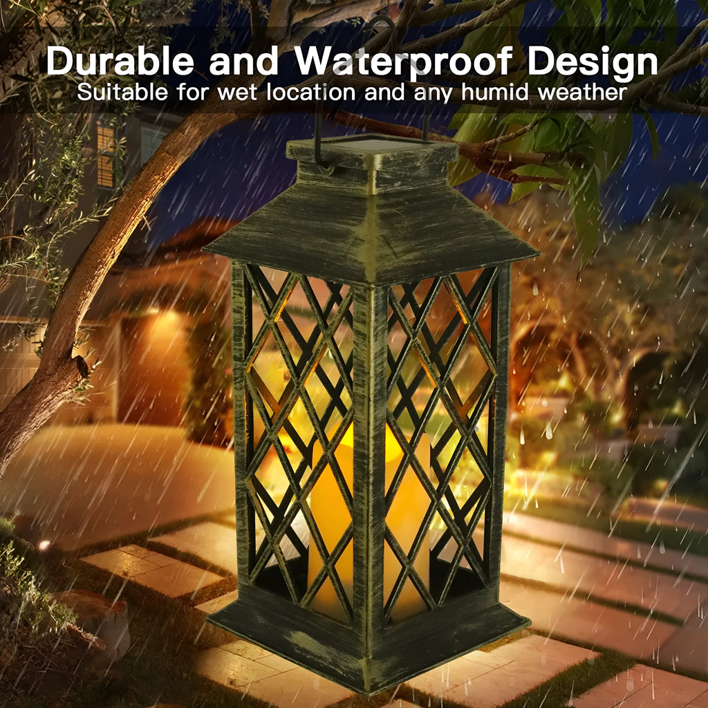 European style solar palace garden lamp with outdoor weather protection