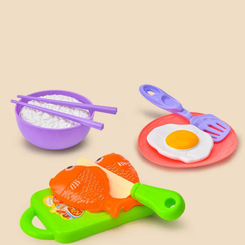 Plastic infant play kitchen house toy with induction cooker design for 0-3 year development