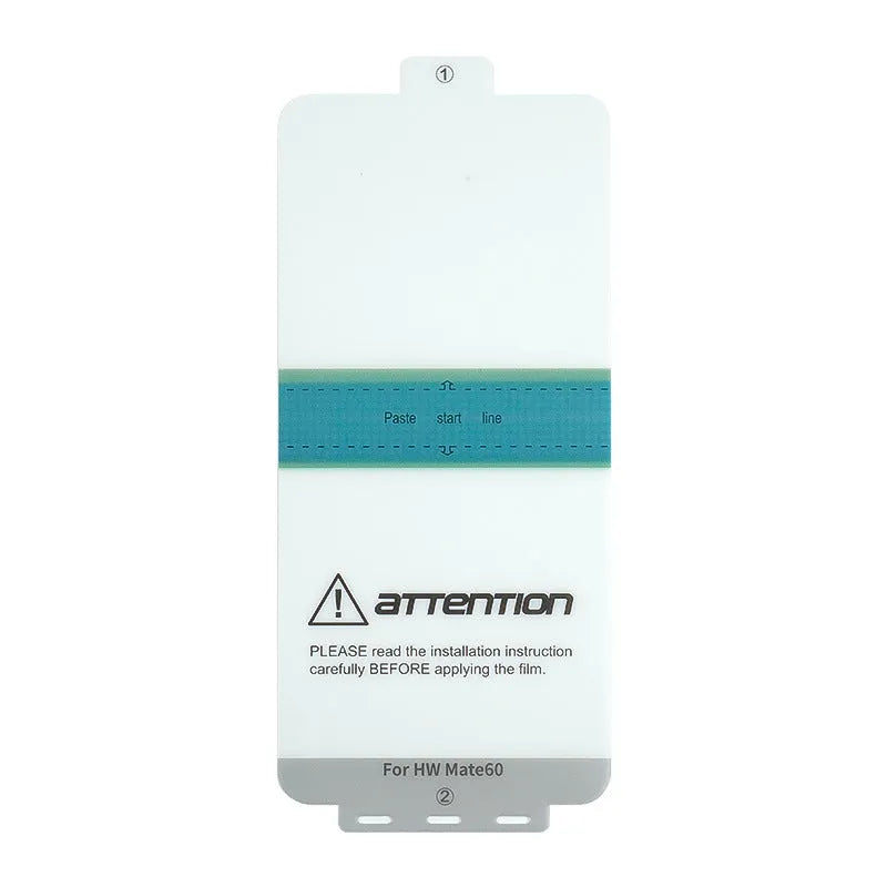 TPU screen protector for Huawei Mate60 and Mate60Pro phones with application tools