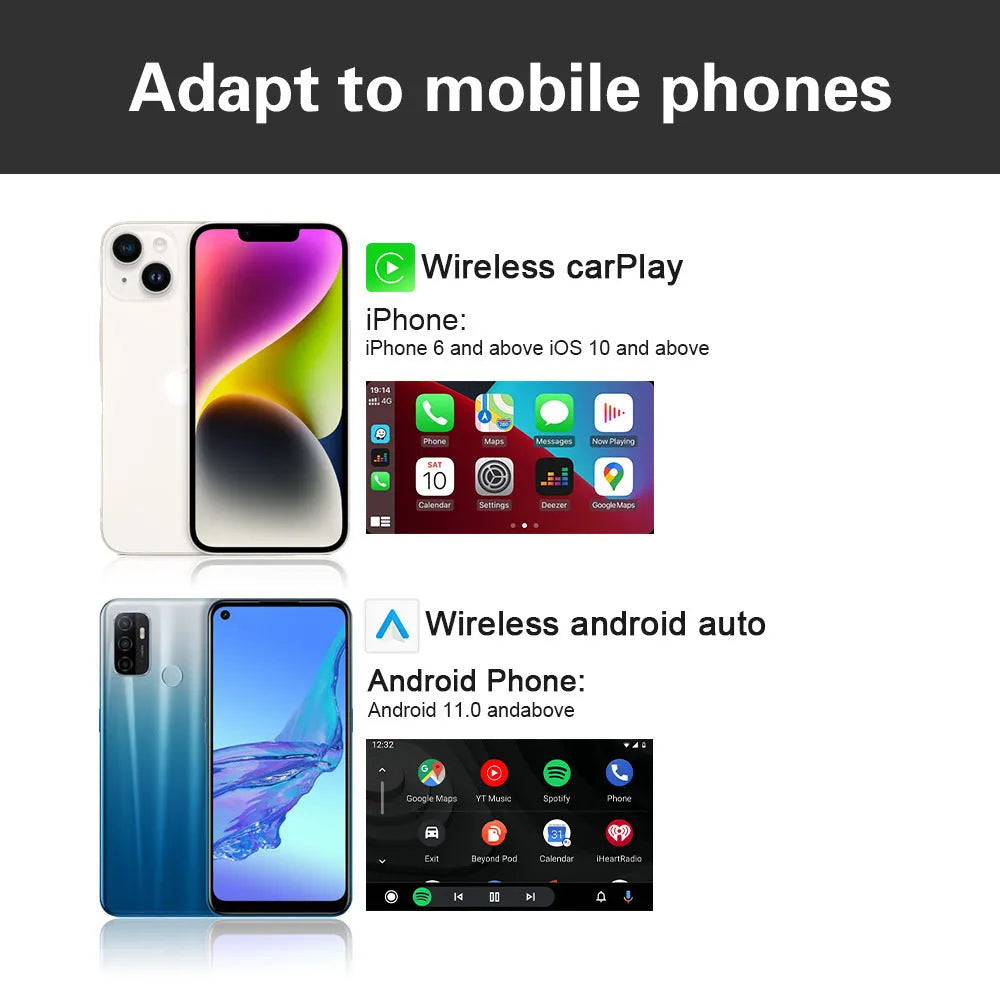 Original Car CarPlay Upgrade Android Smart Box unit with compact dimensions