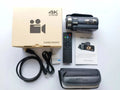 Black digital night vision camera with 3-inch screen, lens, and WiFi connectivity
