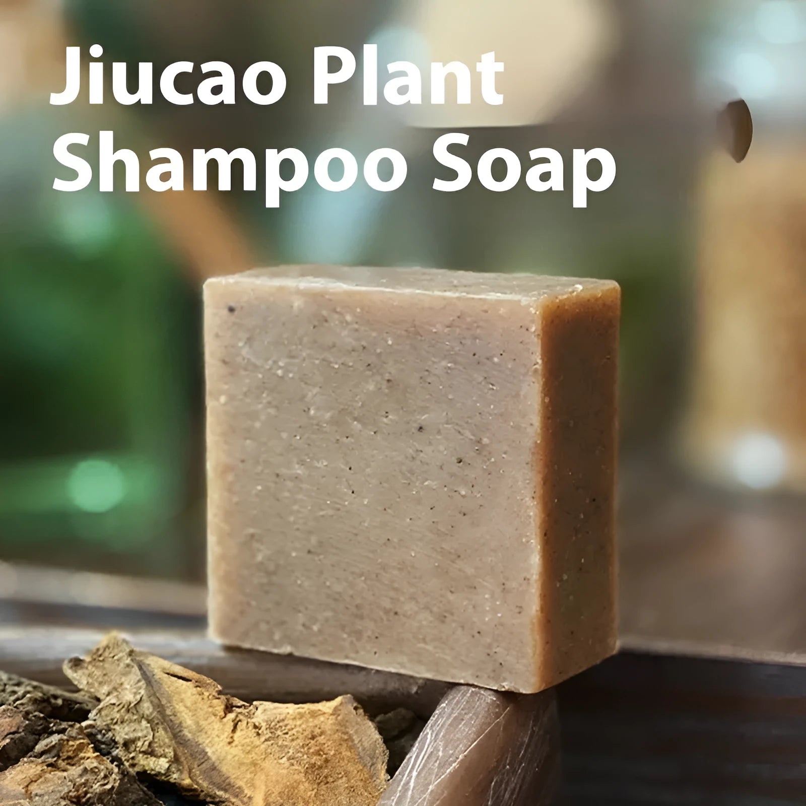 72g nine grass cold process shampoo soap bar without silicone oils