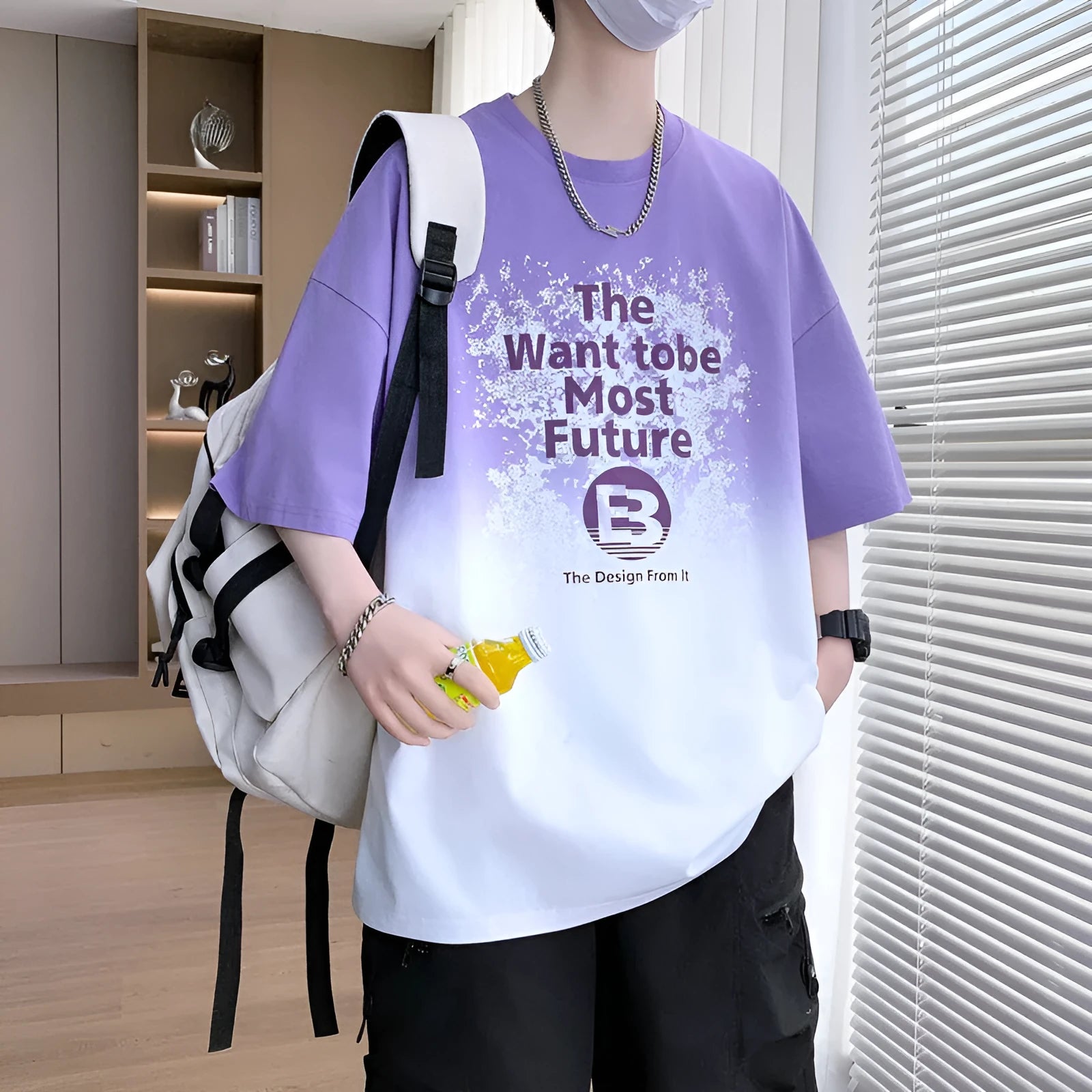 Boys youth popularity printed cotton t-shirt with jacquard letter graphics in dark blue colour
