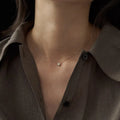 S925 silver jelly opal pendant necklace with geometric oval shape in gold or white gold colour