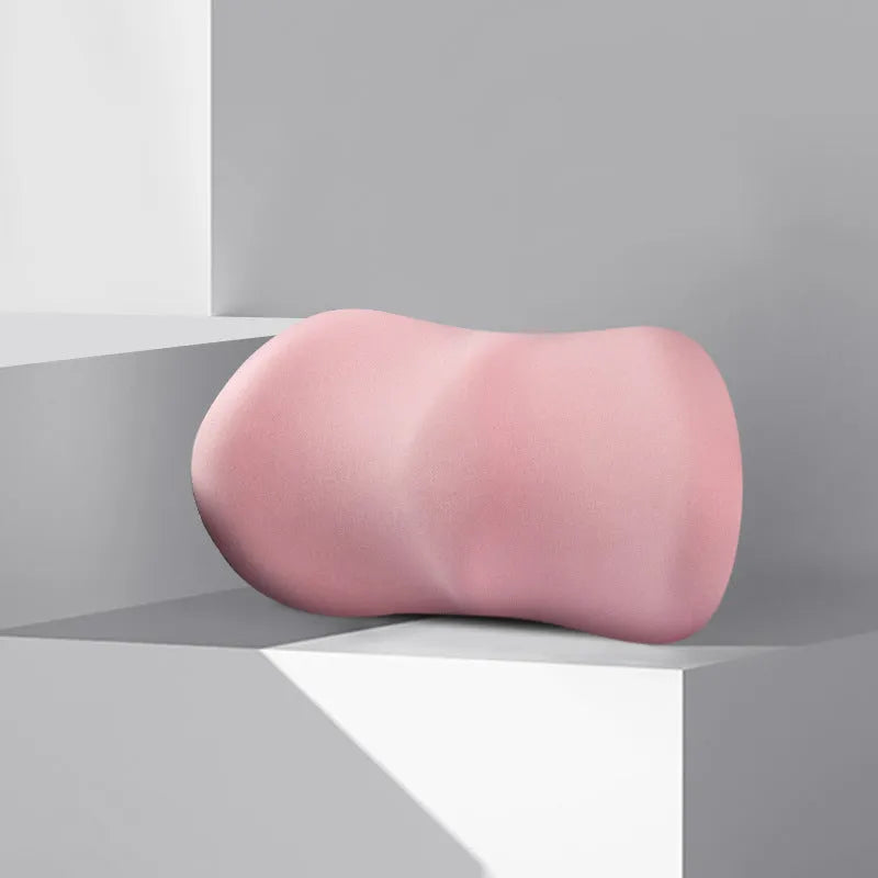 Car seat headrest pillow and lumbar support cushion set in five colour options