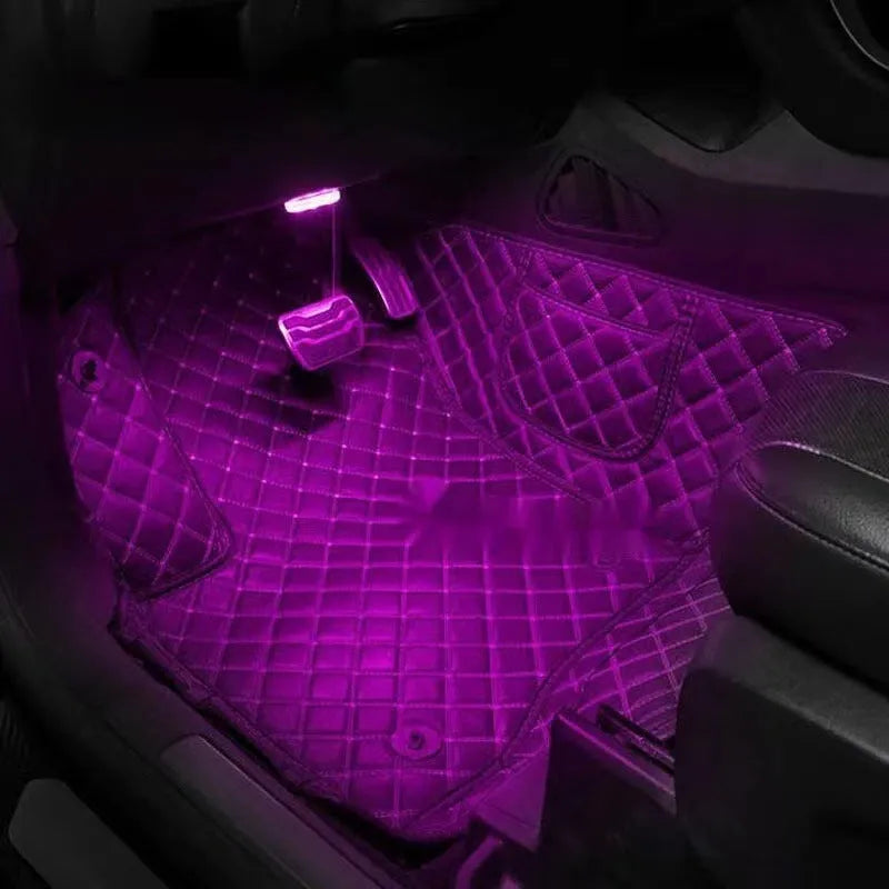 Car interior LED induction reading light with touch control in white, blue, ice blue, and pink purple colours