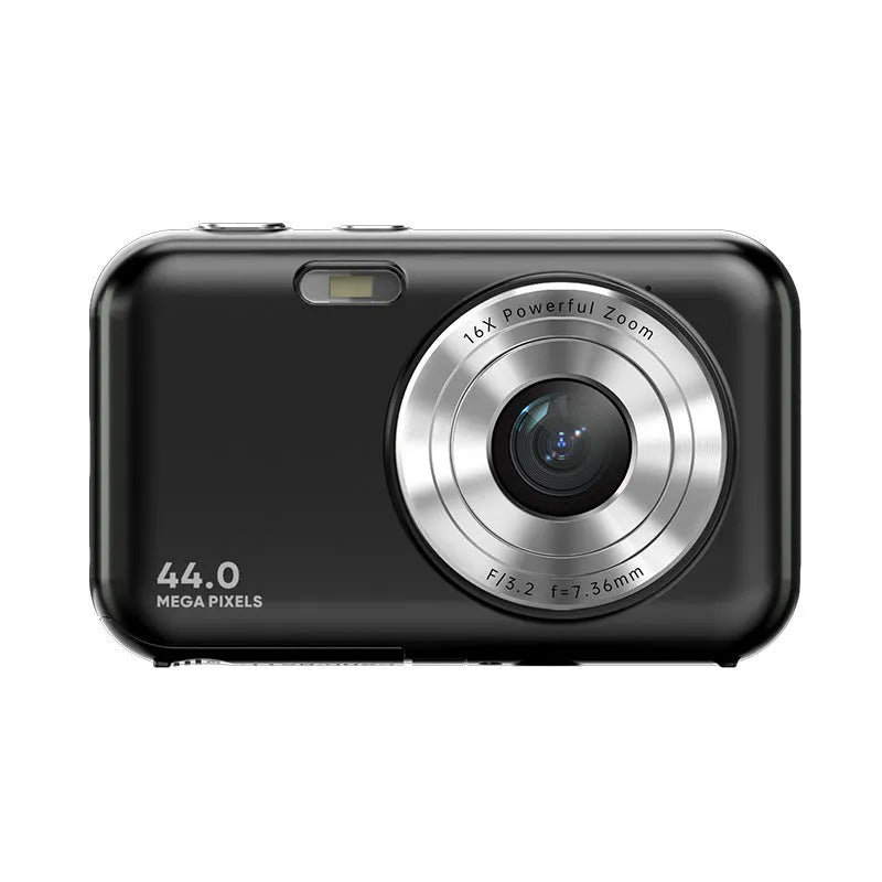 DC406L digital children's camera in black, green, pink, purple colours with 2.4-inch screen