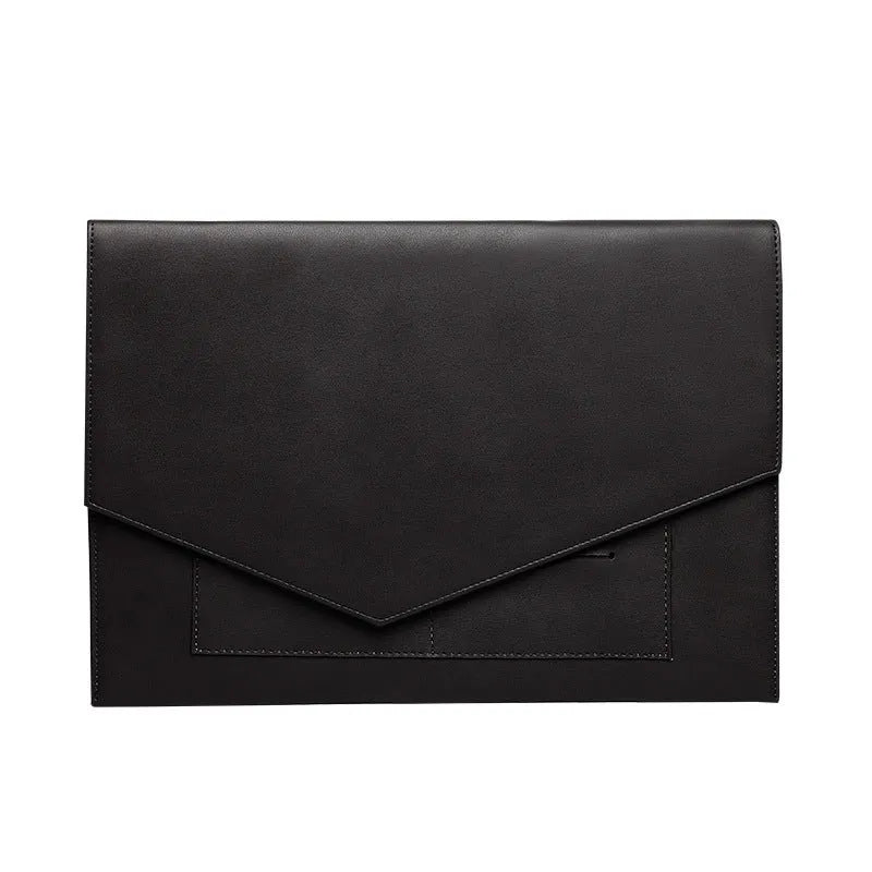 Frosted notebook liner bag in grey for 13.3 inch laptop with plush interior and power supply bag
