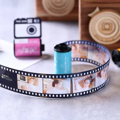 Memory colour film album storage set with wooden boxes in Kodak yellow, matching tote bag, and gift items