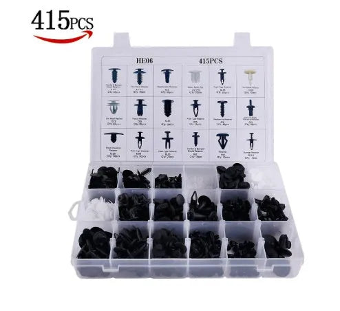 Plastic car door clips for Ford vehicles 415 pieces black or white