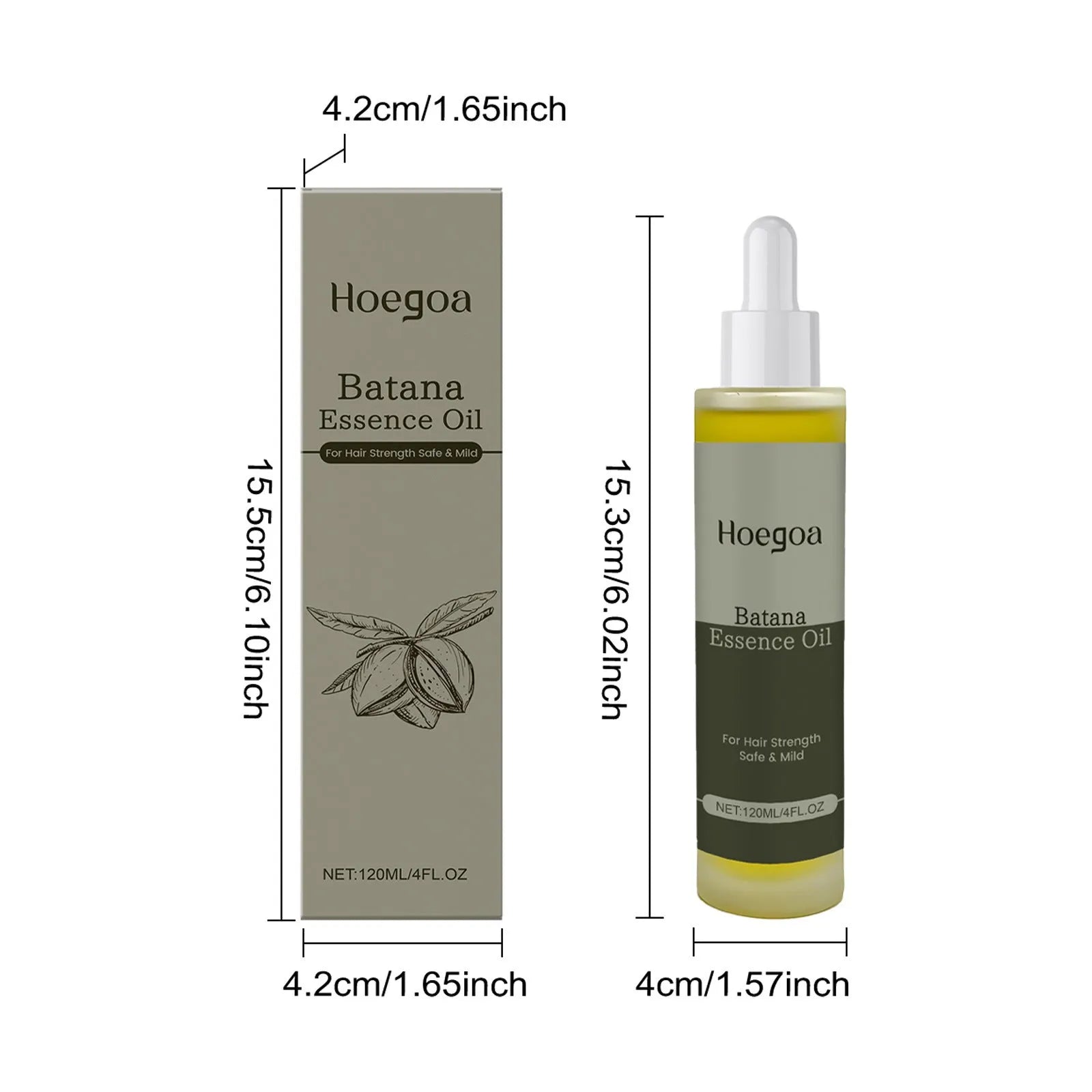 120ml bottle of Platthana Secret Hair Essential Oil with ginger and rosemary oil blend