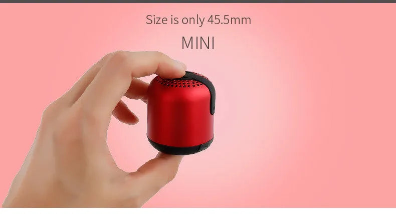 Hieha XQ11 cylinder-shaped mini portable Bluetooth speaker in choice of five colours