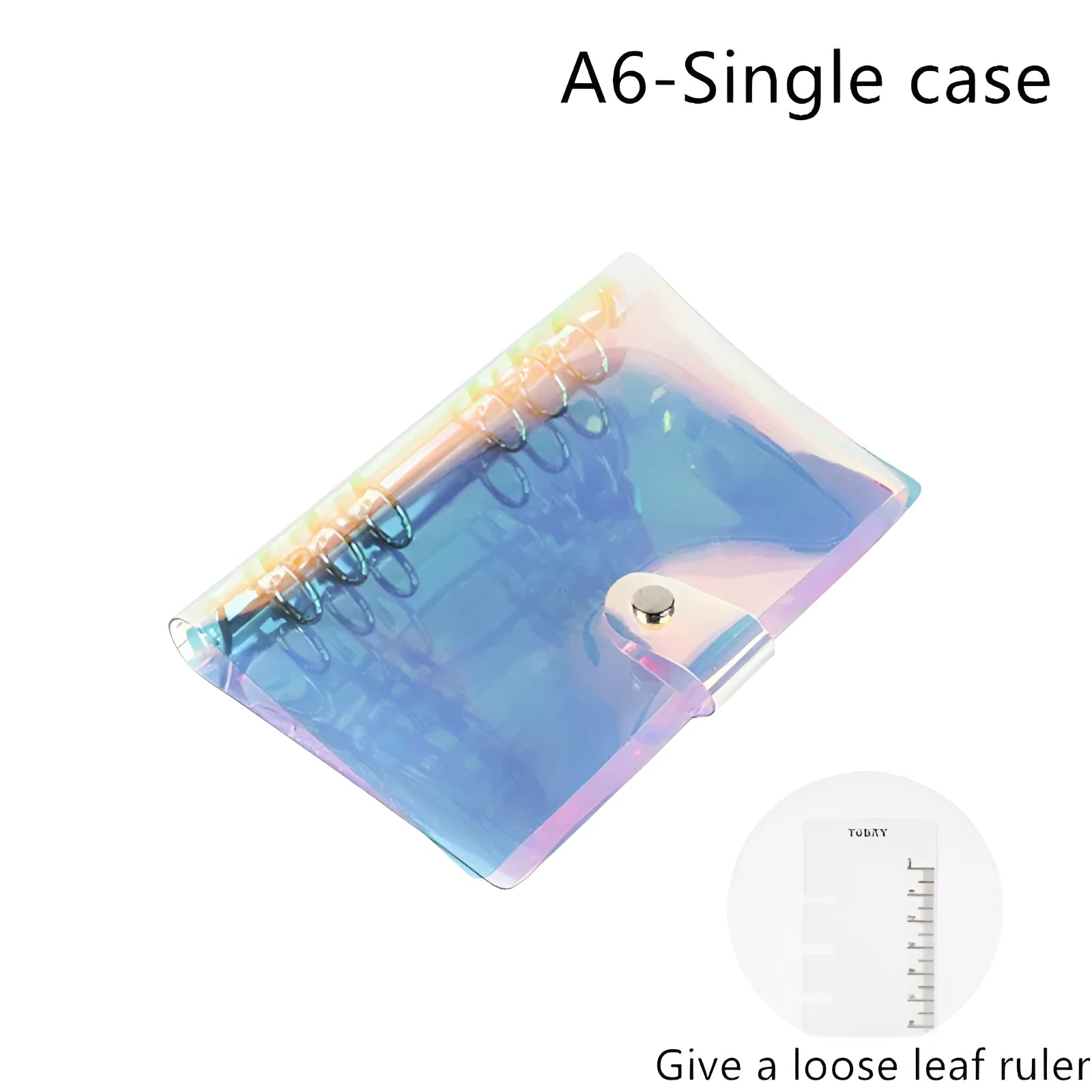 A5 and A6 hand account notebook with loose leaf binding for financial records