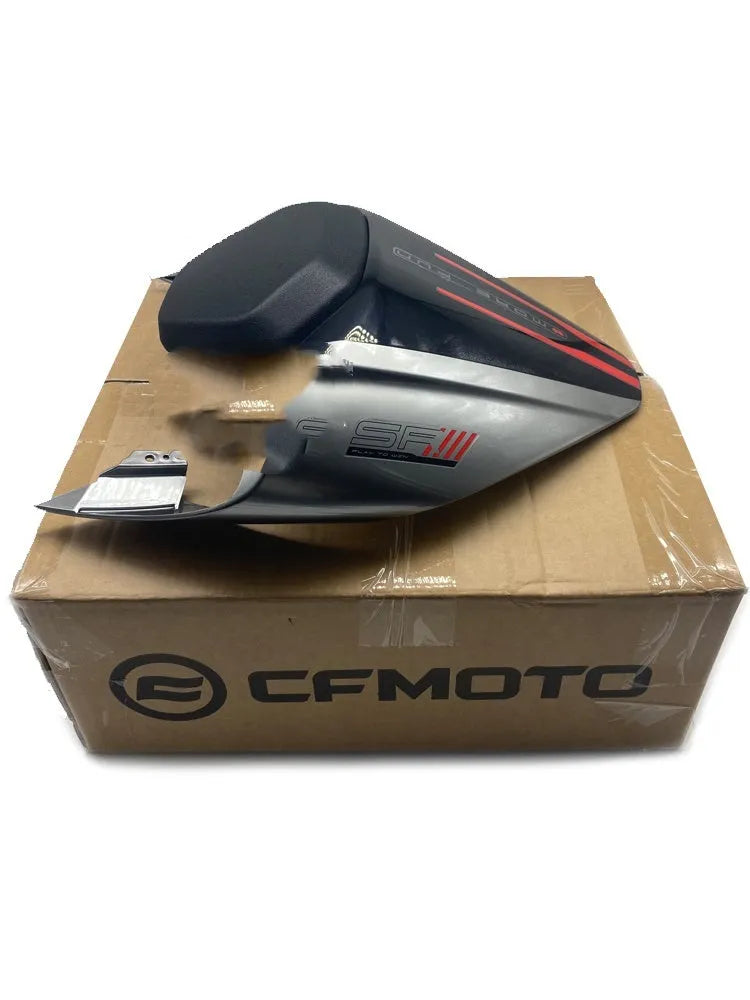 CFMOTO 450SR motorcycle rear seat cushion with 20mm height increase in Speed Gray colour