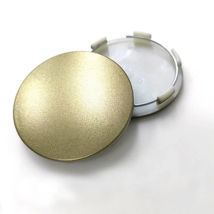 65mm car hub centre cover in antique copper finish with aluminium label for modified wheels