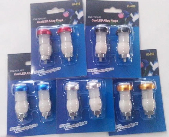 Aluminium alloy bicycle handle blocking light in anodised finish mounted on handlebar end