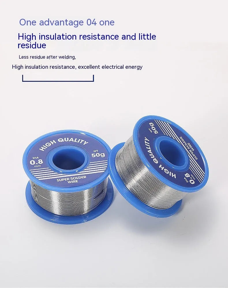 Flux cored tin lead alloy solder wire 1mm diameter 20g and 50g spools for metal joining