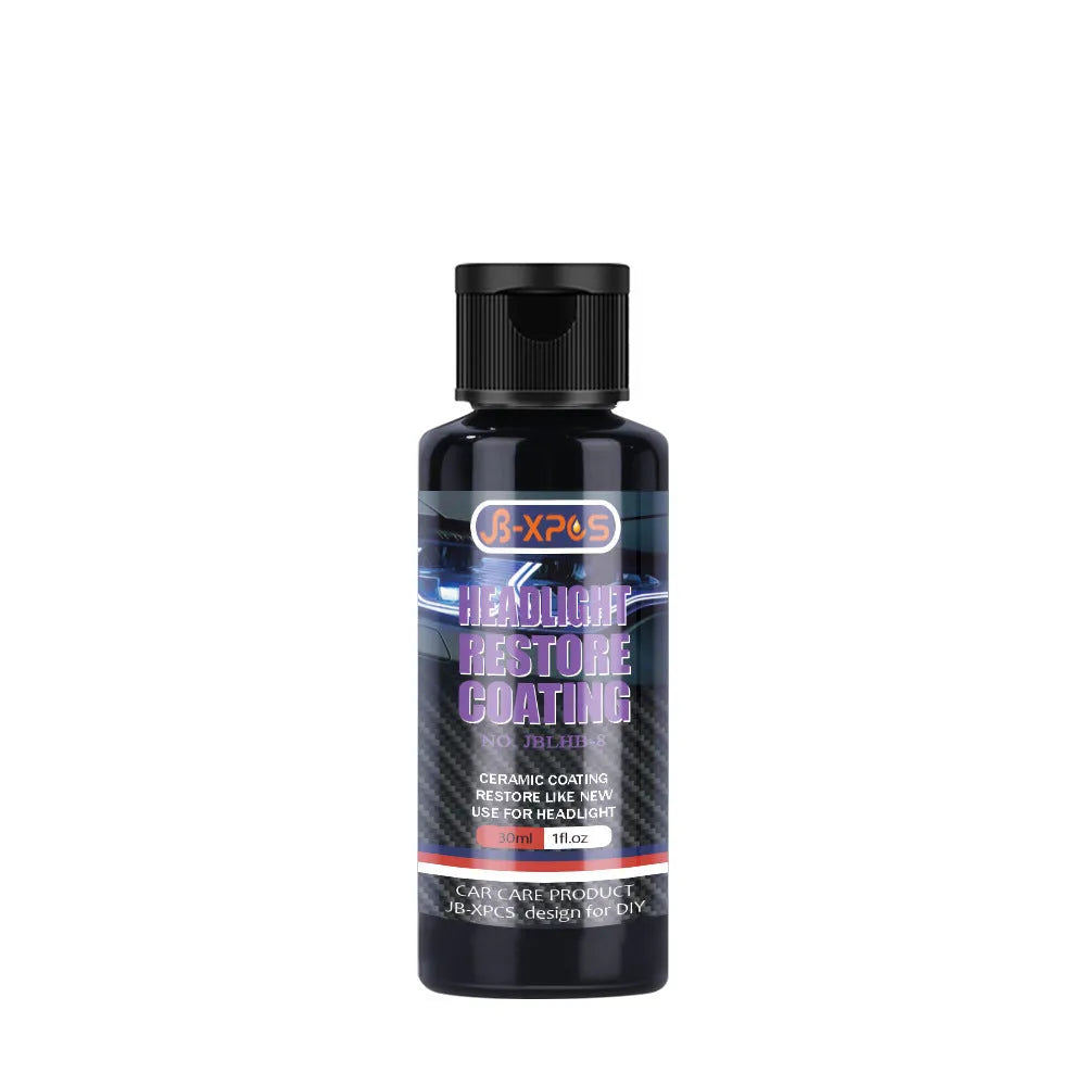 JB-XPCS LHB-8 headlight restore coating repair fluid for car light care in 10ml and 30ml options