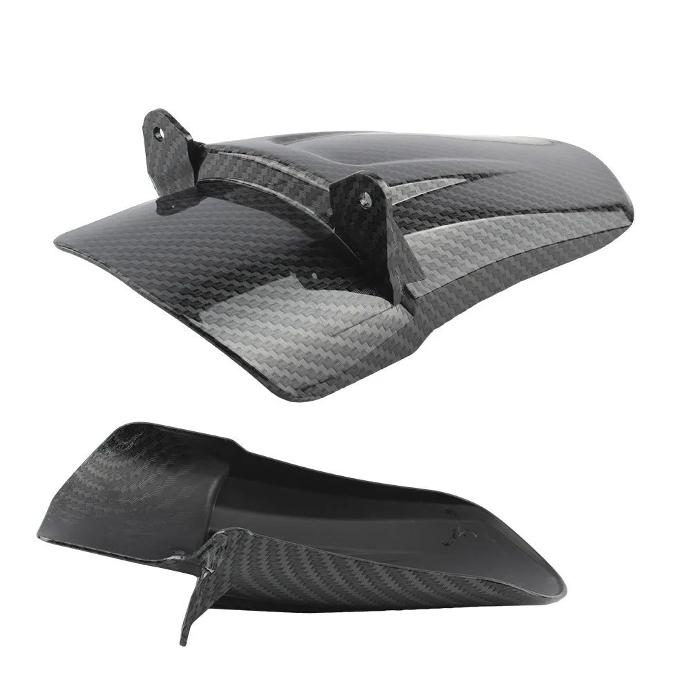 Carbon fibre motorcycle rear shock absorber fender for Light Bee models with standard mudguard design