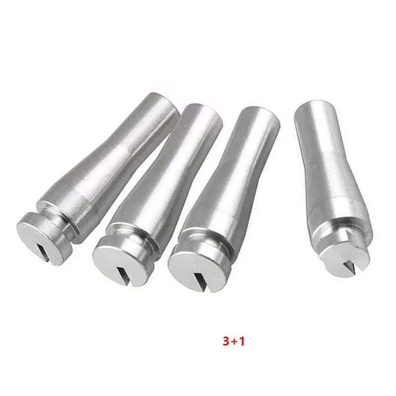 Four silver aluminium auto parts for Ford F150 F250 F350 rear cab latch repair kit