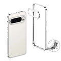 Aluminium alloy heat dissipation phone case for Google Pixel 9 Pro XL smartphone in black colour with separate lens case