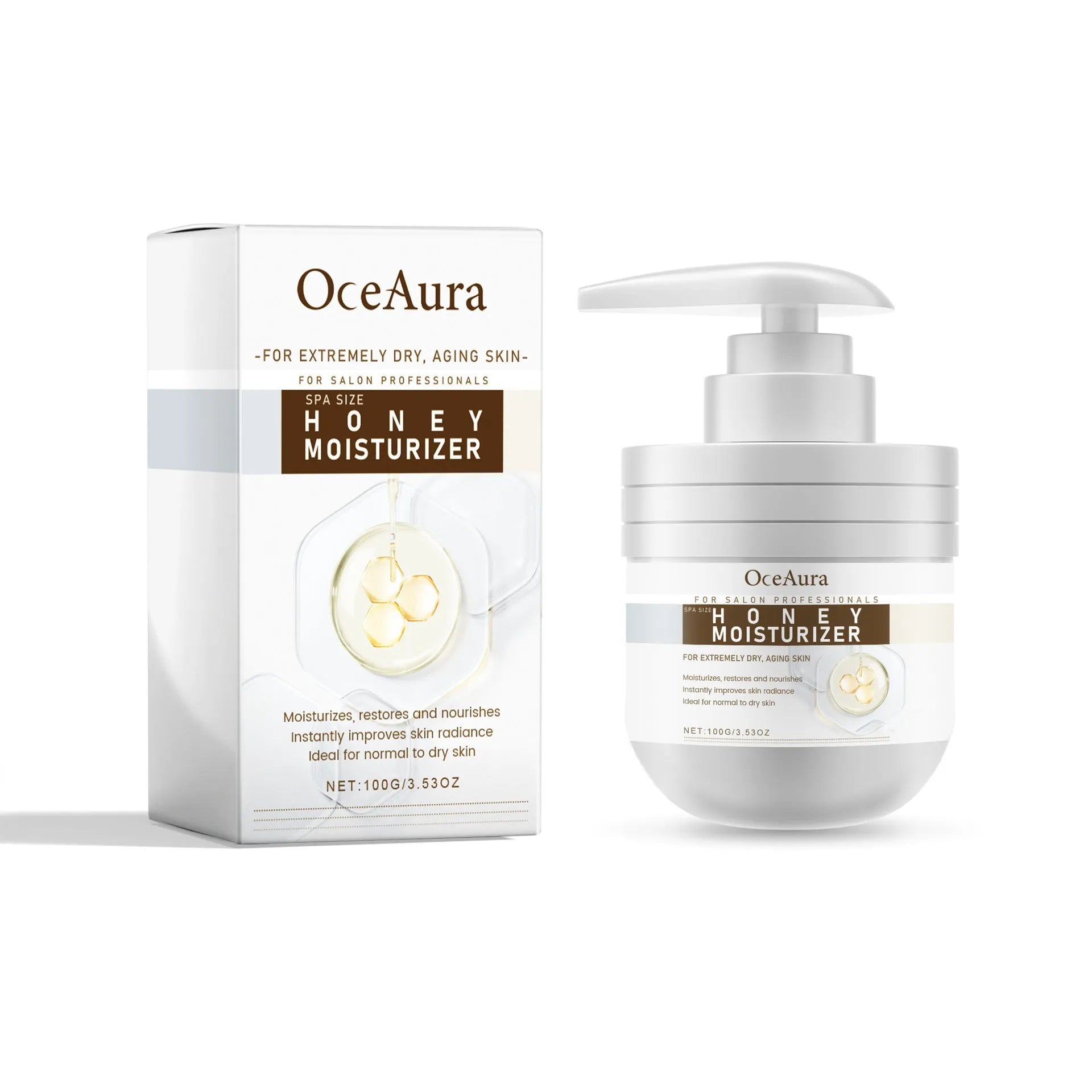 Nourishing Moisturising Repair Body Cream jar with choice of seven formula variants including Aloe and Retinol.