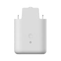 White electric curtain opener with USB charging cable and 6400mAh battery for automatic curtain control