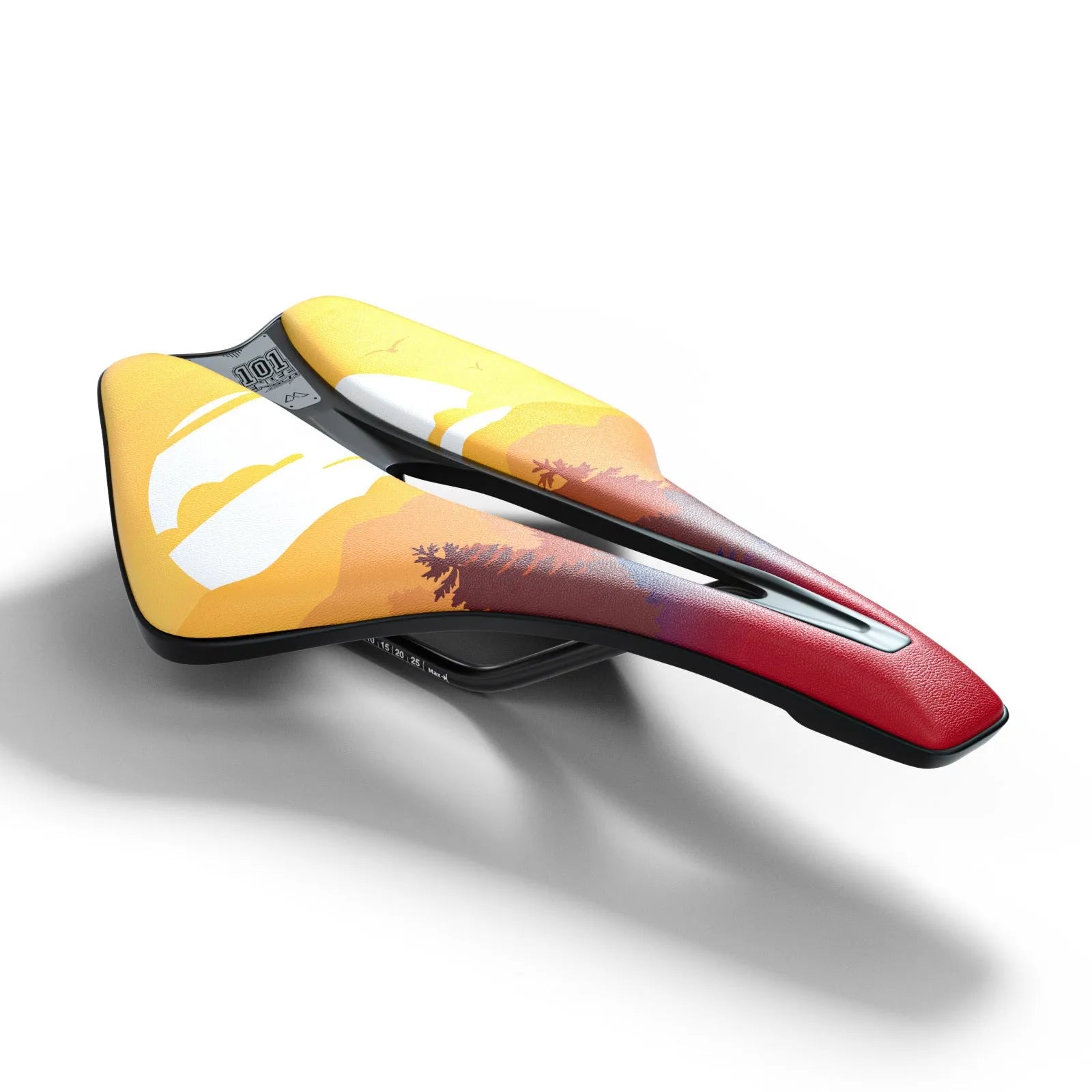 Bicycle saddle with ultra-light EVA cushion and hollow design in various colours