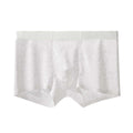 Men's thin lace leopard jacquard underwear shorts in five colours on a white background
