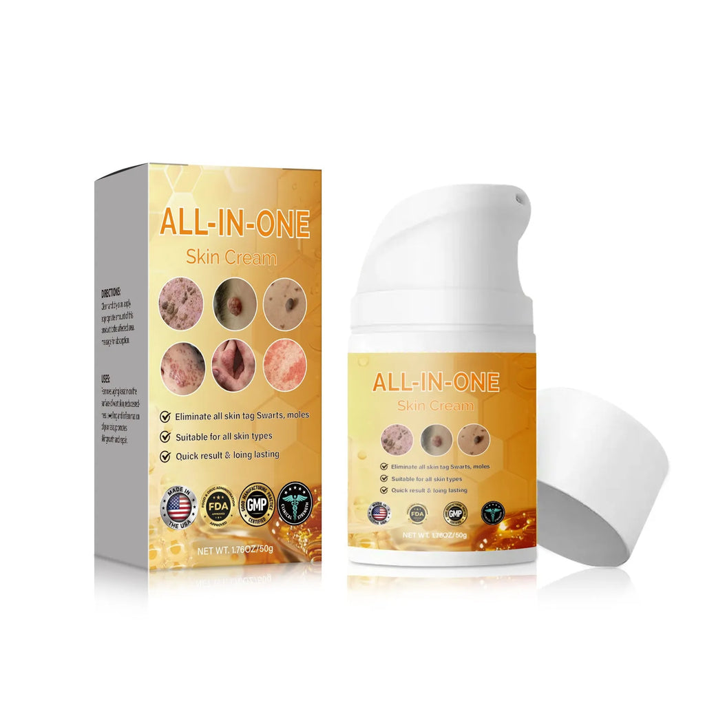 50ml bottle of non-standard neck cleaning cream for skin care.