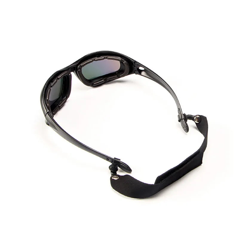 Tactical polarised sunglasses for cycling with full-rim PC sports frame