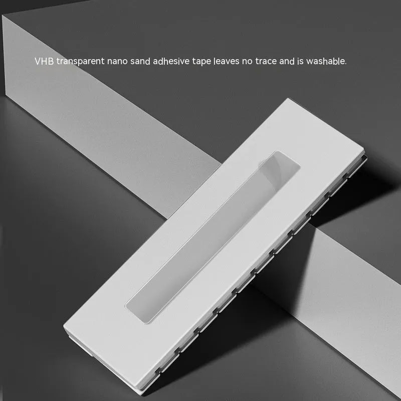 Black and white piano-shaped plastic temporary parking sign for vehicle dashboard