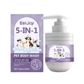 100g pet shampoo with ginger and lavender extracts in a white plastic bottle