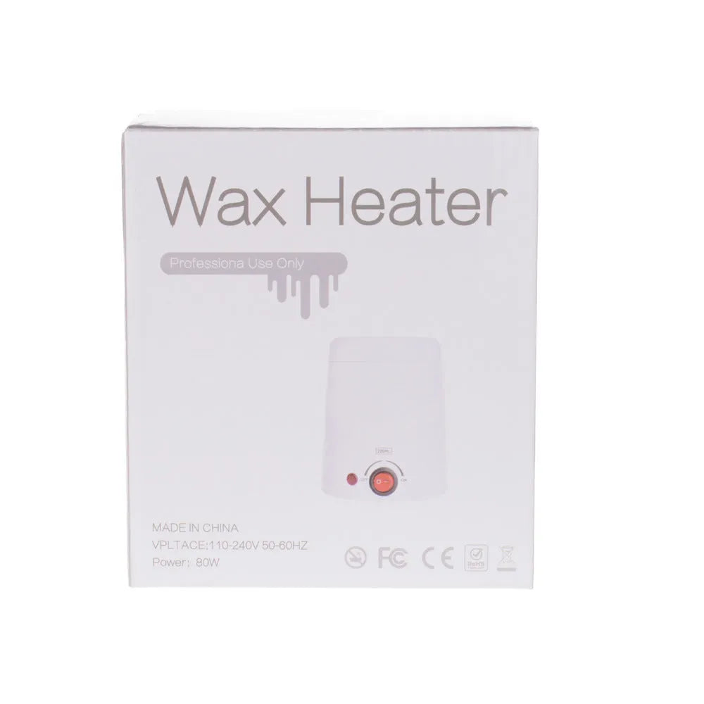 Portable constant temperature wax melting machine in black with removable power cord compact 11cm size