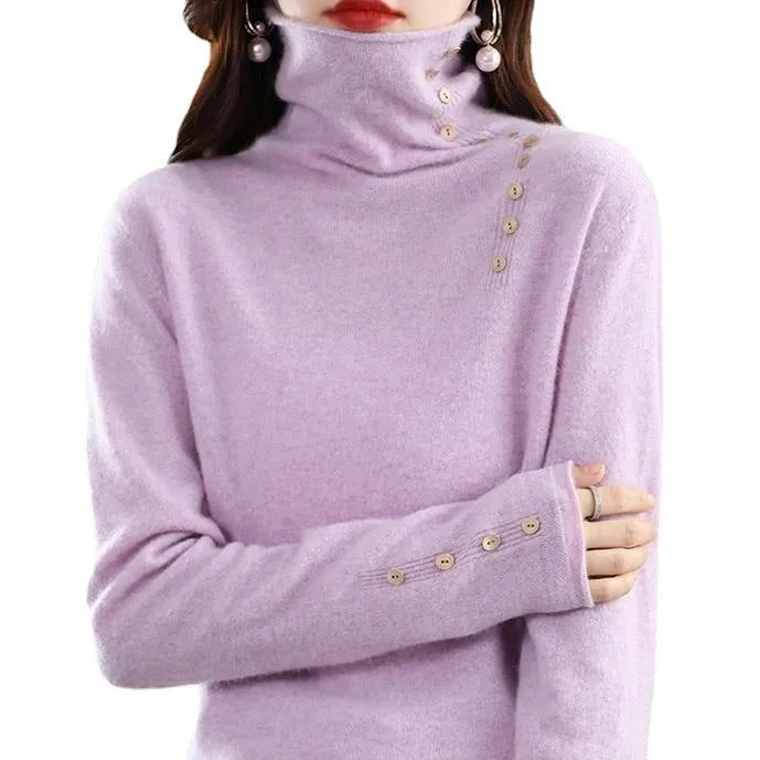 Slim fit knitted pullover shirt in core-spun yarn with a 3D pattern, shown in a choice of colours.