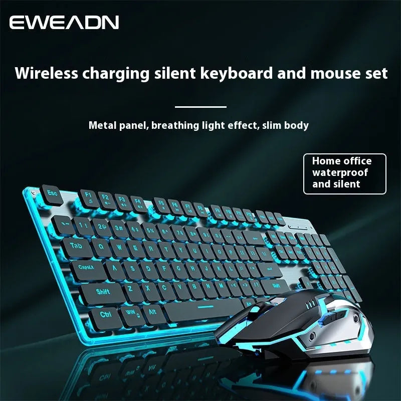 Wireless Bluetooth keyboard with mute button showing Cherry Blossom Powder and White Warm Colour options