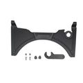 Black motorcycle cockpit fairing modification kit for BMW R1250GS and R1200GS models