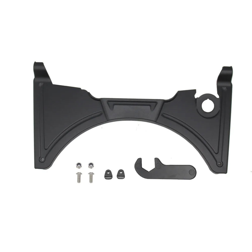 Black motorcycle cockpit fairing modification kit for BMW R1250GS and R1200GS models