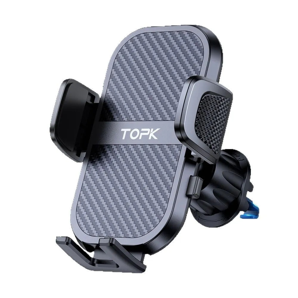 TOPKD46 universal car phone holder with multiple bracket styles for vehicle mounting