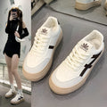Classic blue or brown casual board shoes with patent leather finish and rubber soles