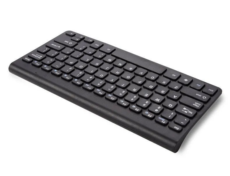Black and white wireless keyboard and mouse set with USB receiver showing 4G wireless technology