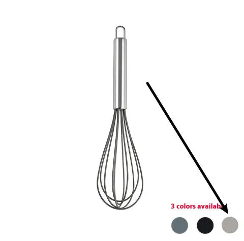 12-piece silicone kitchen utensil set in rotating storage bucket, showing spatula, ladle, and other tools.