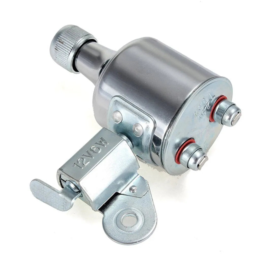 Silver bicycle dynamo generator light kit mounted on a bicycle frame with headlight and taillight.