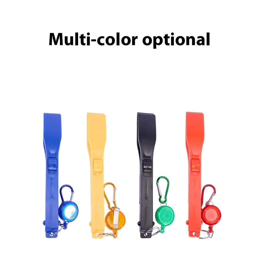 Plastic fish control clip outdoor portable without pull ring random colour