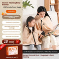 Electric blanket shawl in gardenia green double layer flannel synthetic fibre 150x80cm