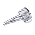 Silver plastic lemon slicer kitchen gadget for fruit and vegetable cutting