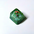 Koi resin mechanical keyboard keycap for MX cross axis OEM R4 height in multiple colours