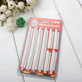 White solid colour plastic car door edge protector strip anti-collision trim.